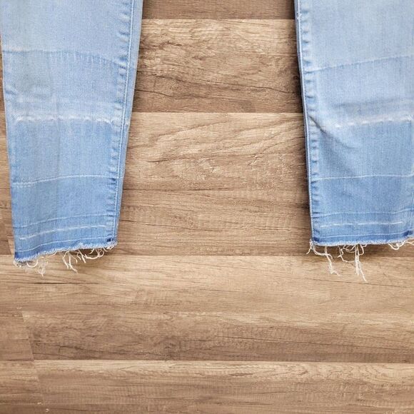 Abercrombie & Fitch Mid Rise Super Skinny Ankle Jeans Blue‎ Light Wash Womens 28 - Picture 7 of 15